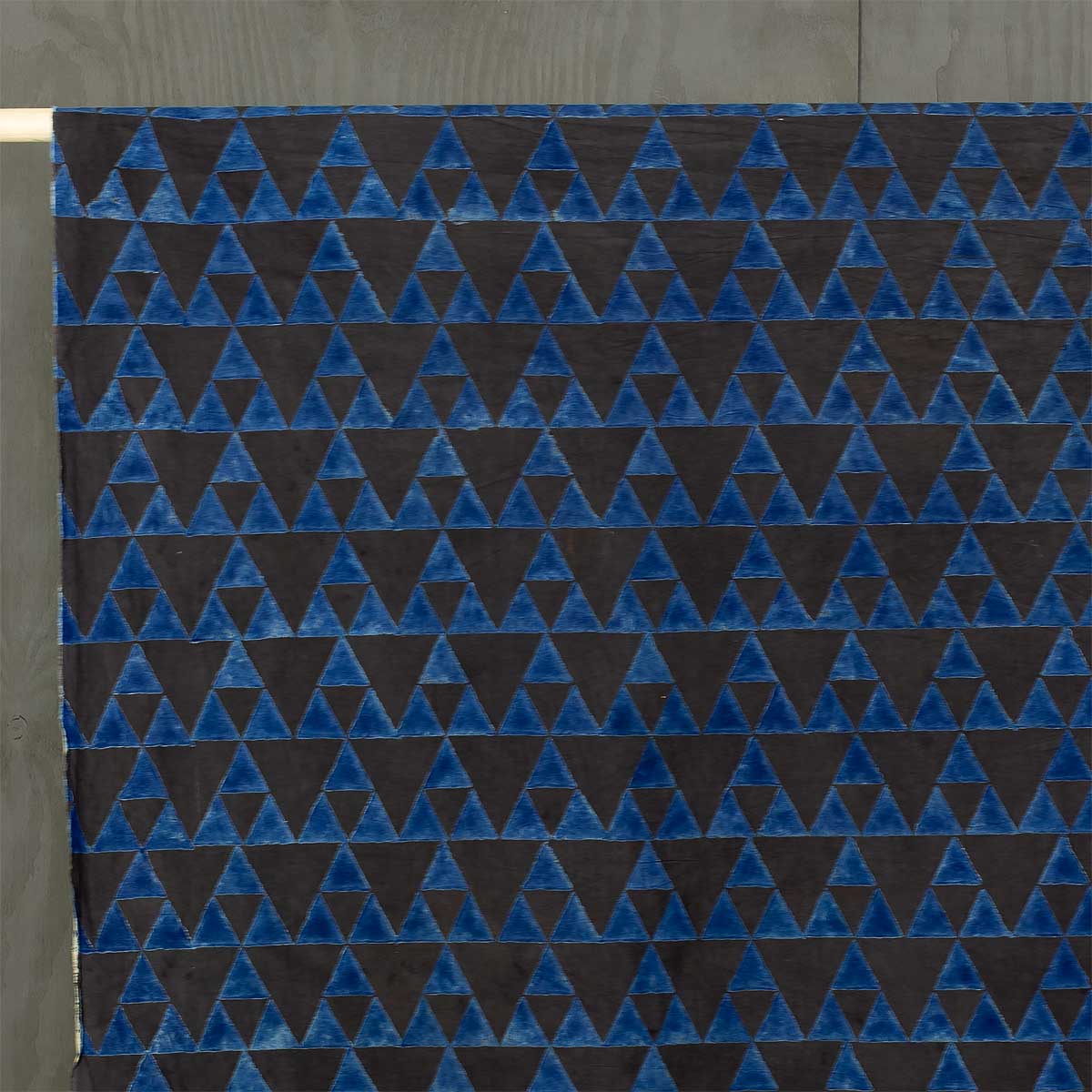 AJRAKH Juhi Fabric, blue/brown