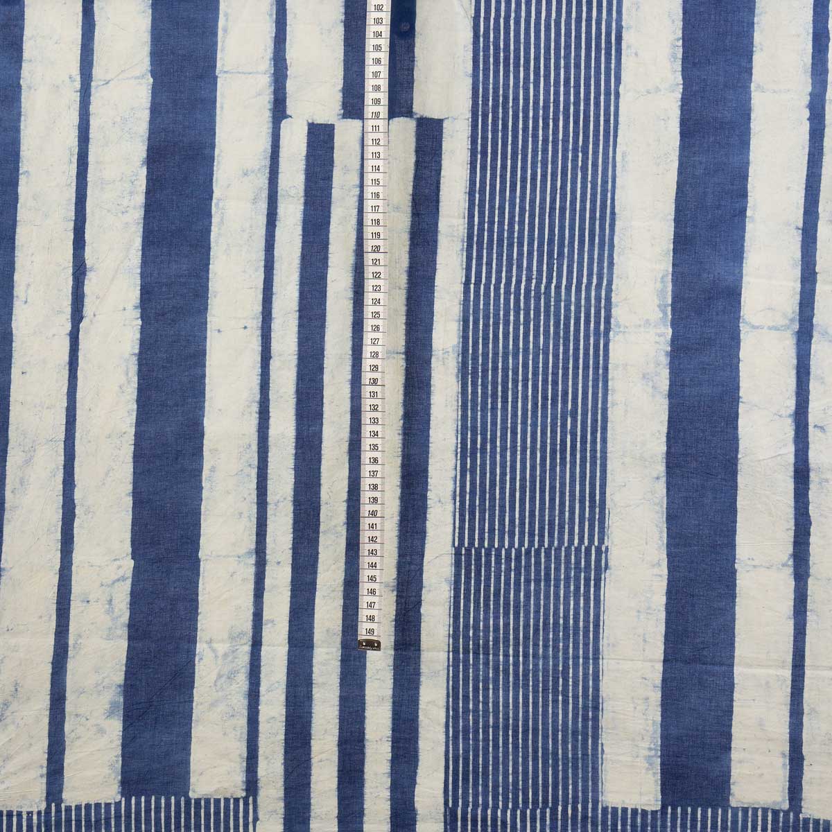 AJRAKH VIBHA Fabric, blue white