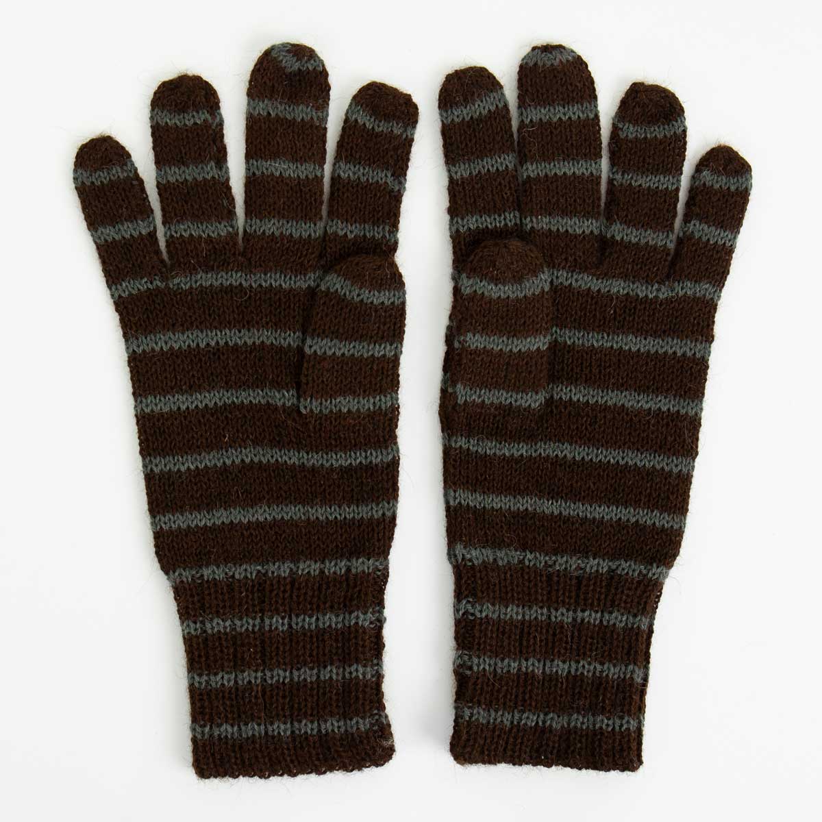 ALPACKA/23 Gloves, brown/grey