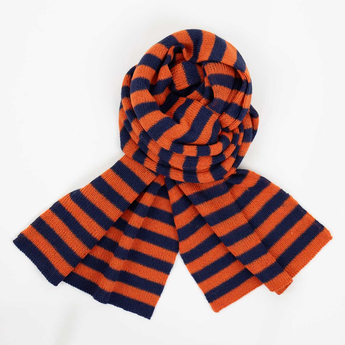 ALPACKA/23 Halsduk, orange/blå