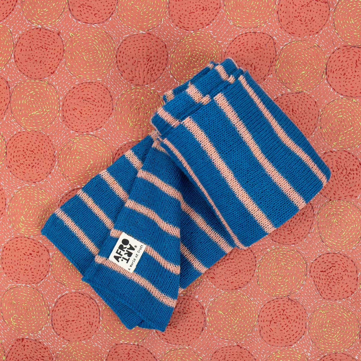ALPACKA Scarf, turquoise/pink
