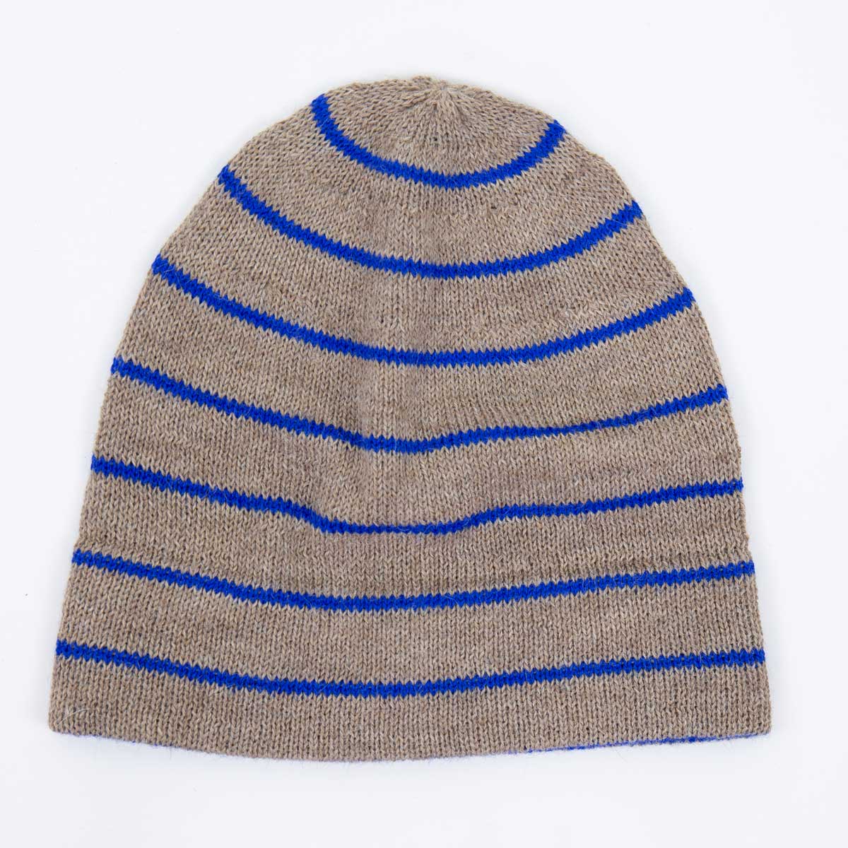 ALPACKA/23 Beanie, beige/blue