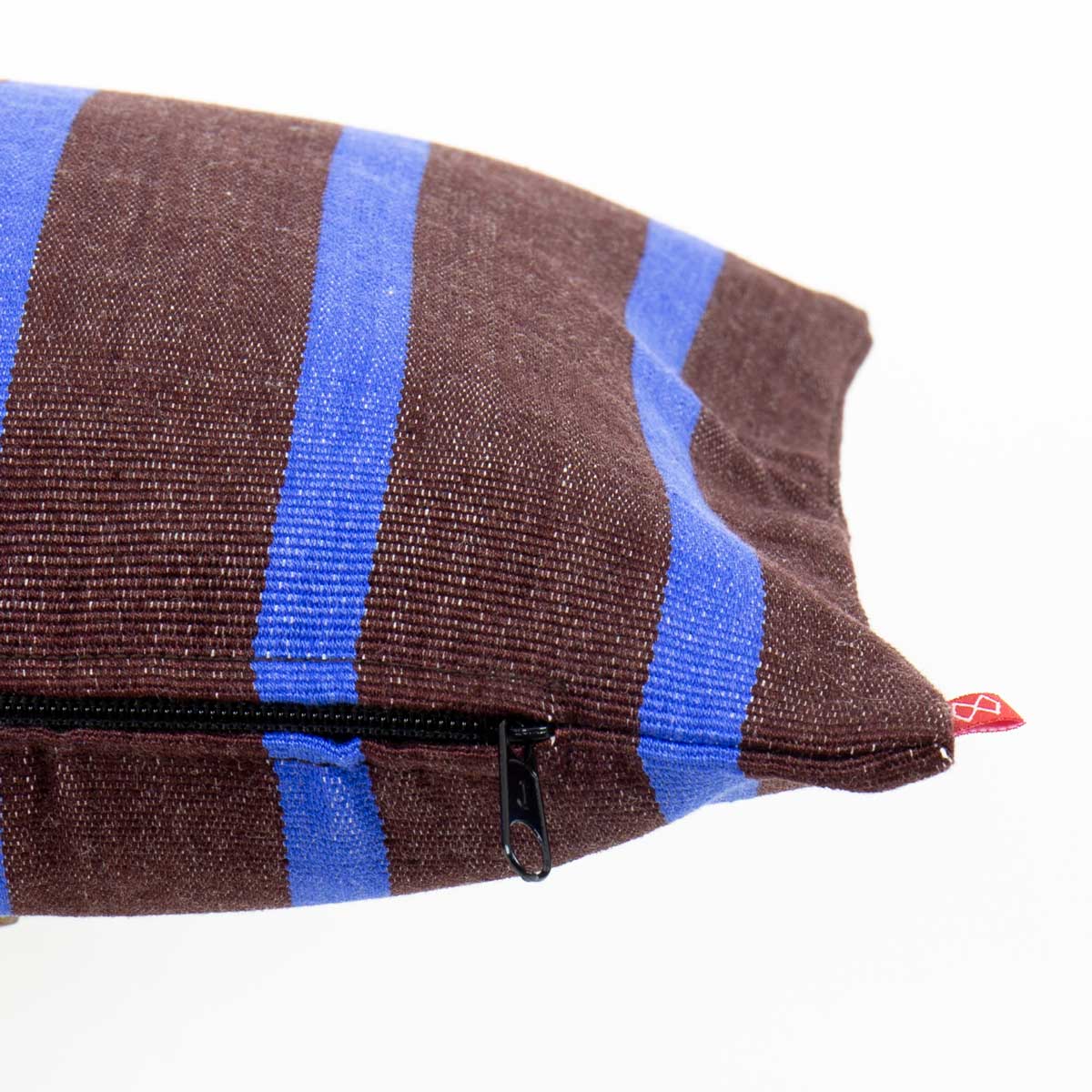 AMERICA Cushion cover 30x50, brown/blue