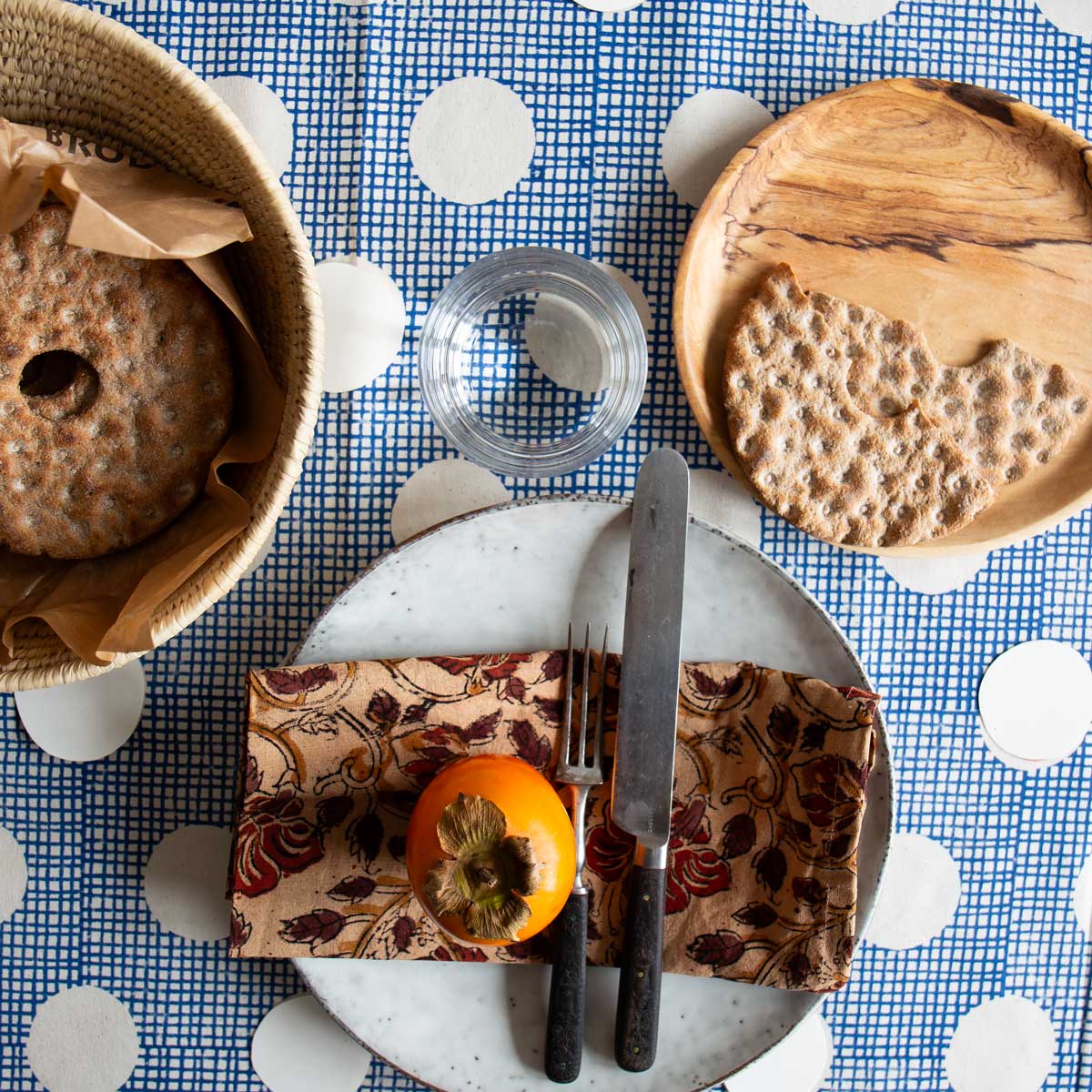 ASTRID Tablecloth 140x260, blue
