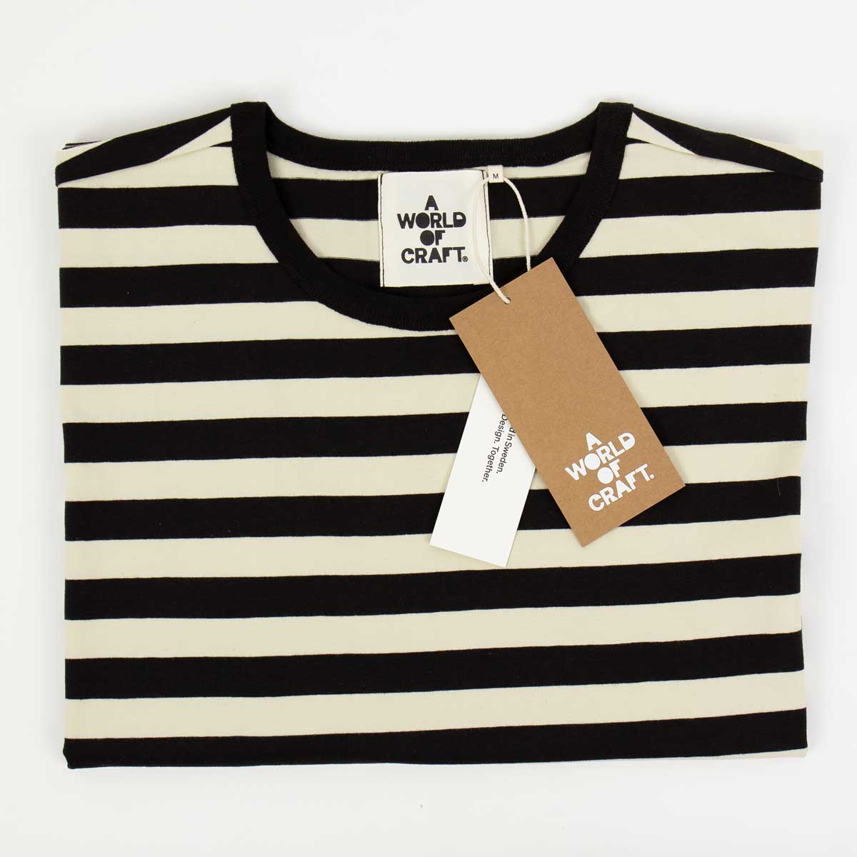 AWOC Dam T-shirt, kort ärm, svart/offwhite