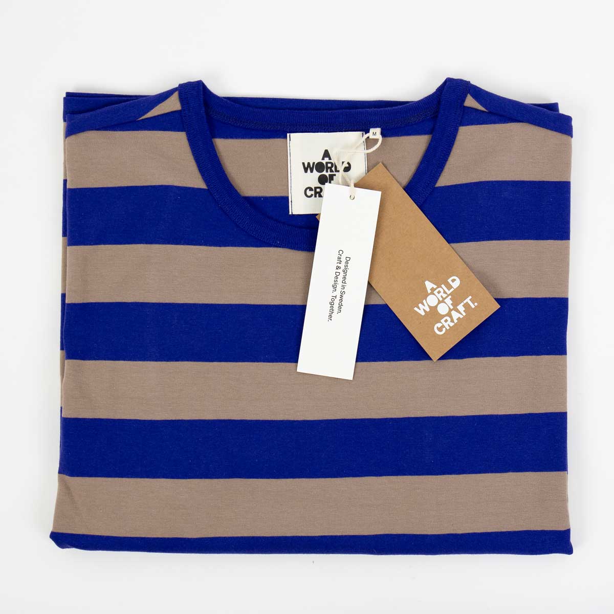 AWOC Herr T-shirt, lång ärm, blå/grå