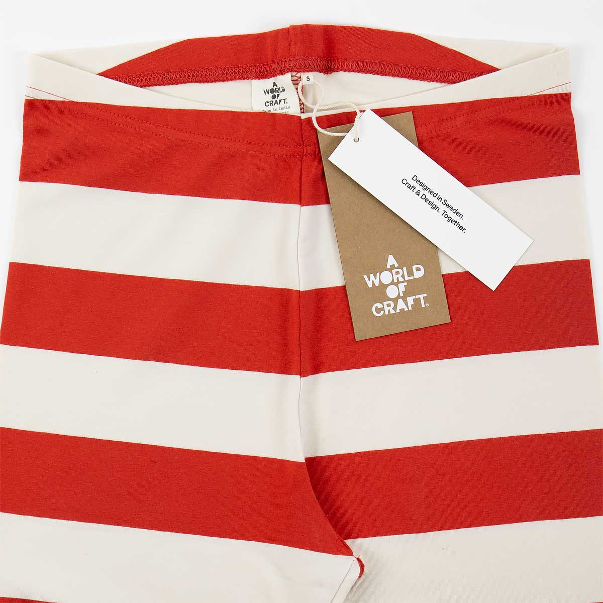 AWOC Leggings, red/cremewhite