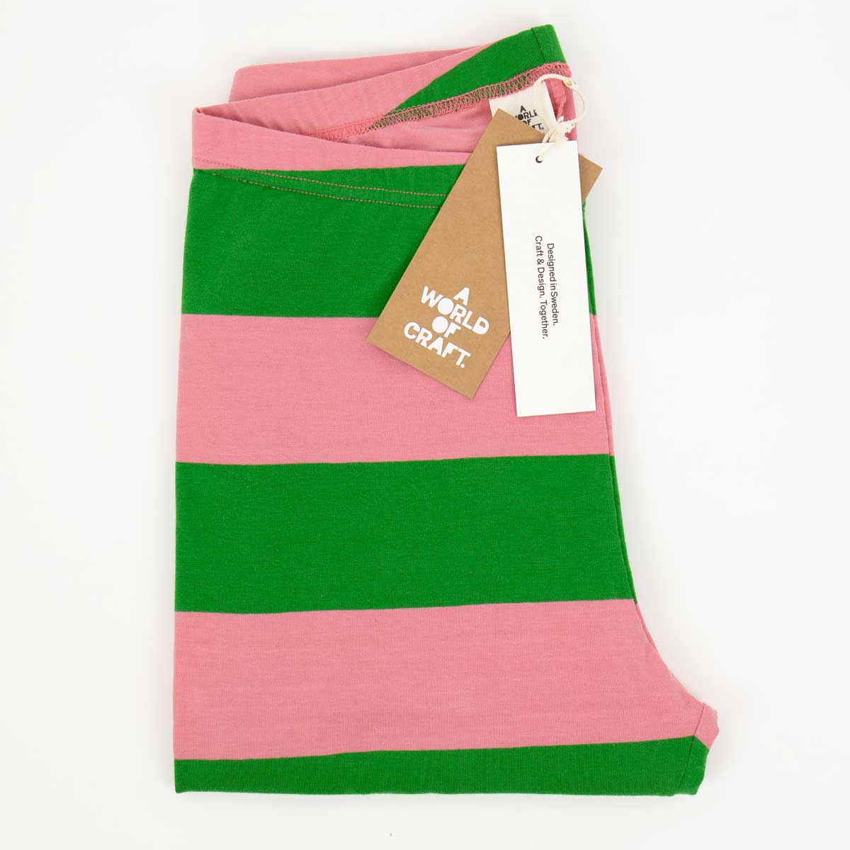 AWOC Leggings, rosa/grön