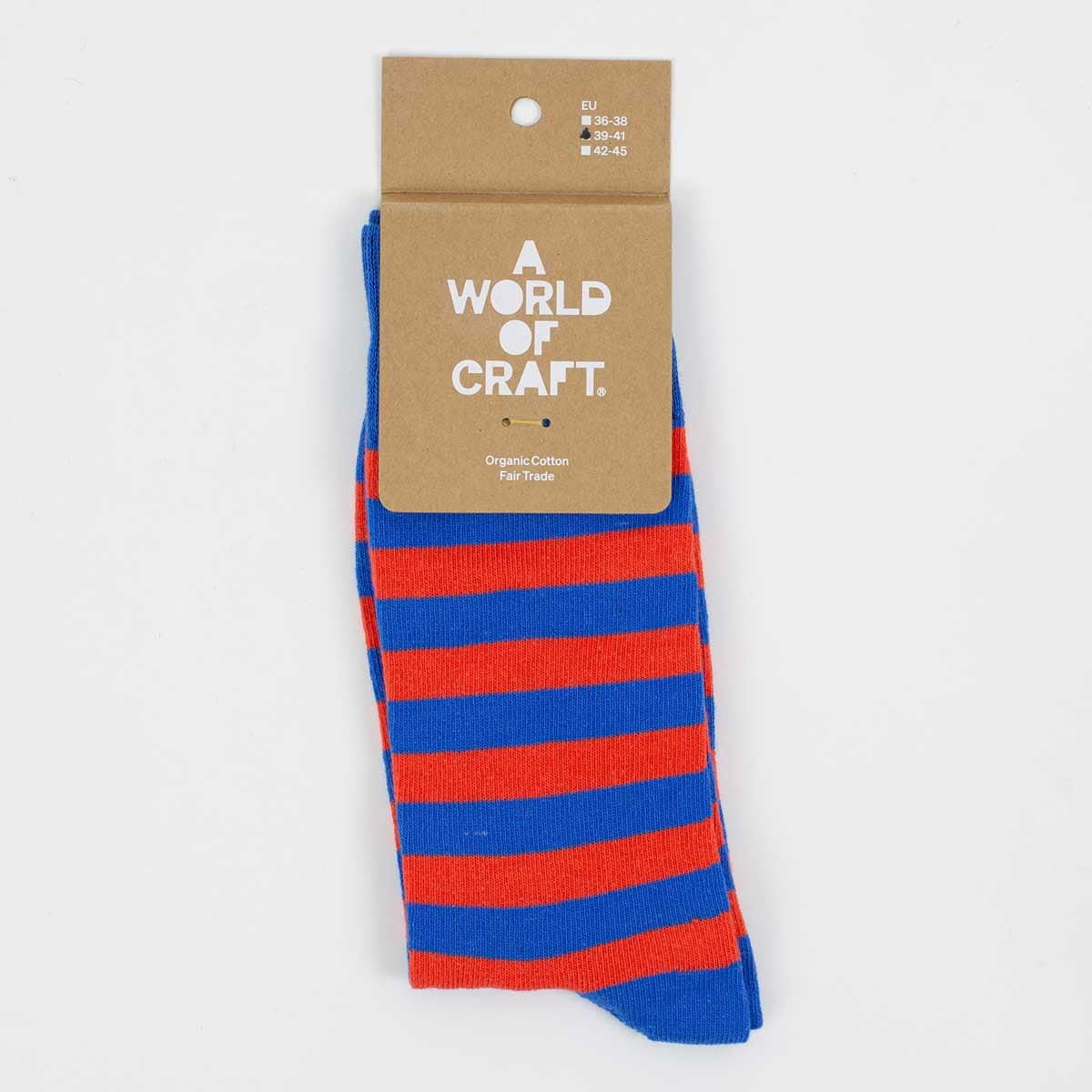 AWOC Socks, red/blue