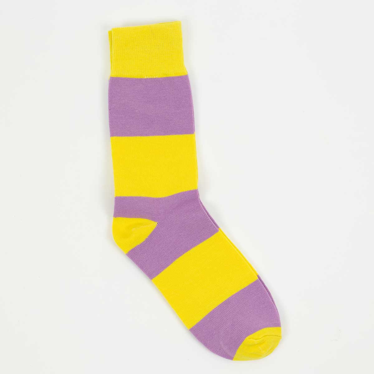 AWOC Socks, yellow/lilac