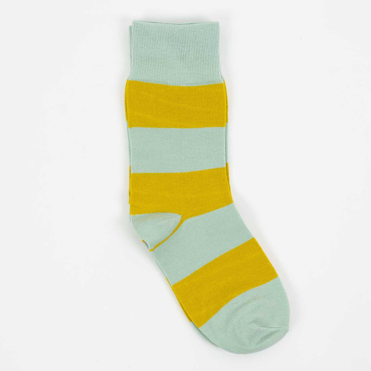 AWOC Socks, mustard/turquoise