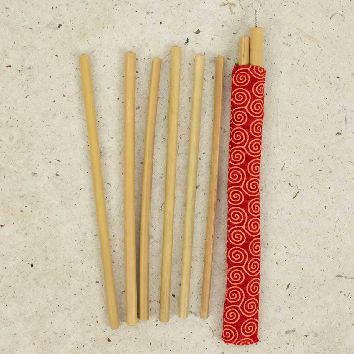 BAMBU Straw with brush, 2-p