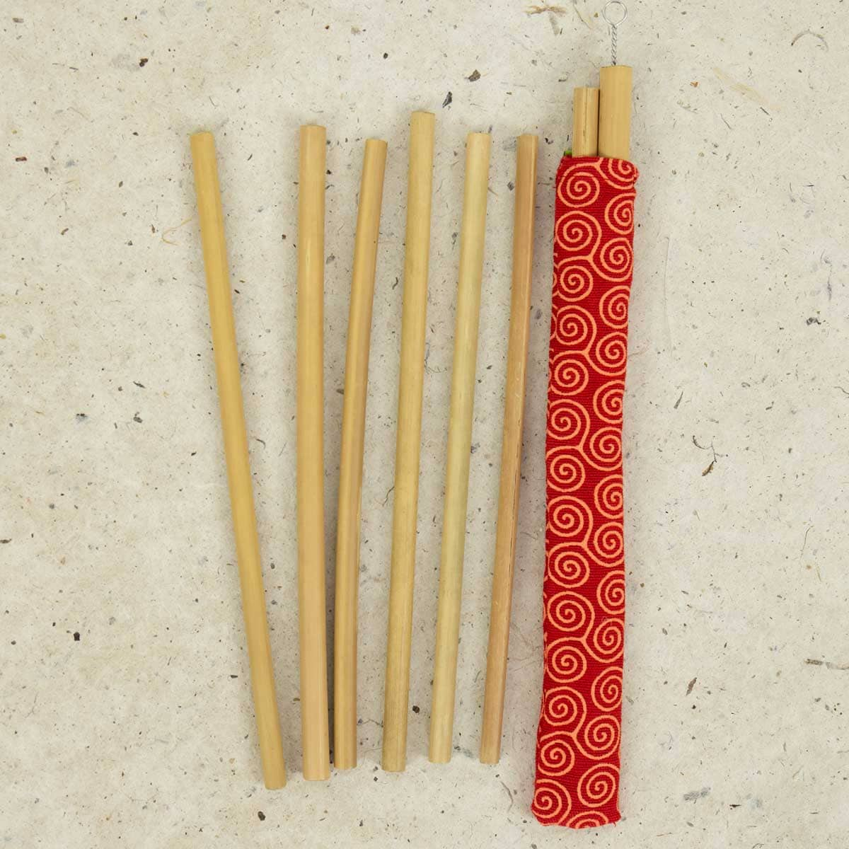 BAMBU Straw with brush, 2-p