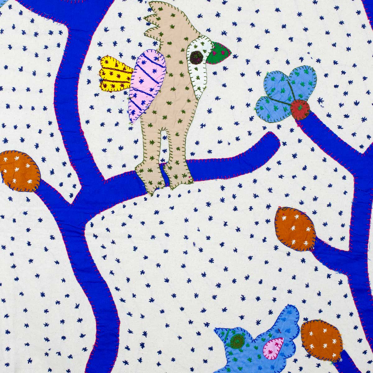 BIRDS IN TREE Överkast 160x240