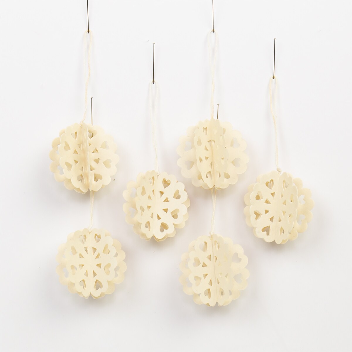 BISCUIT Christmas ornaments, 6-pack