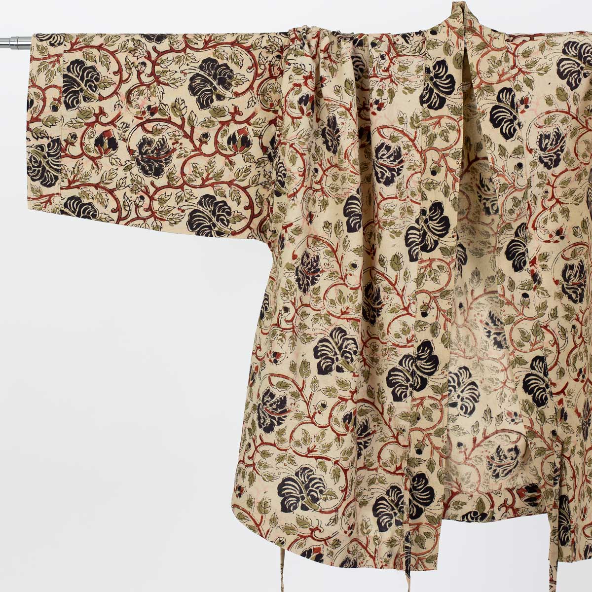 BLACK POPPY Kort kimono