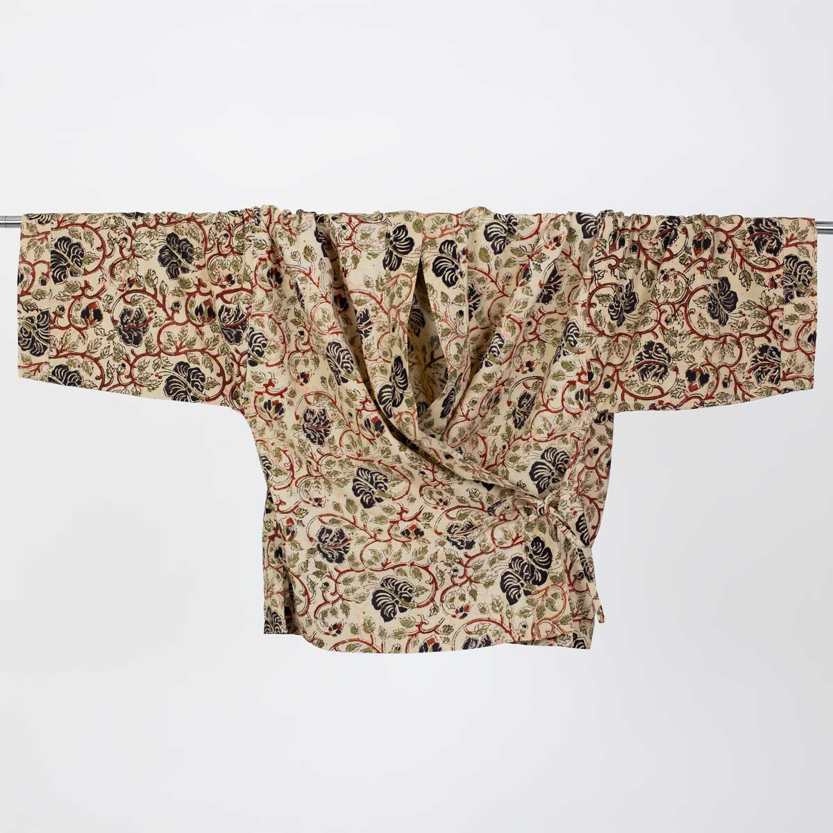 BLACK POPPY Kort kimono