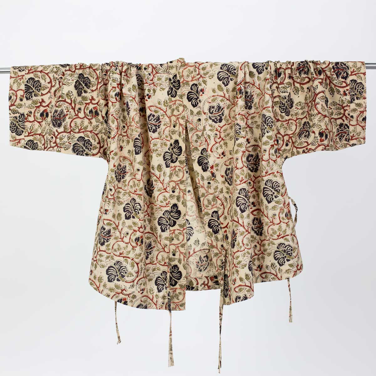 BLACK POPPY Kort kimono