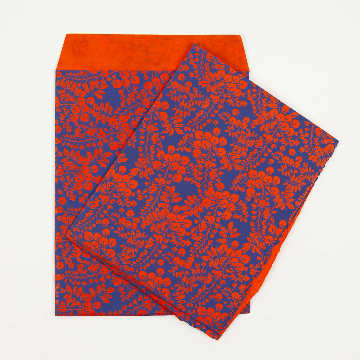BLOOM Paper sheet 50x70, orange/blue