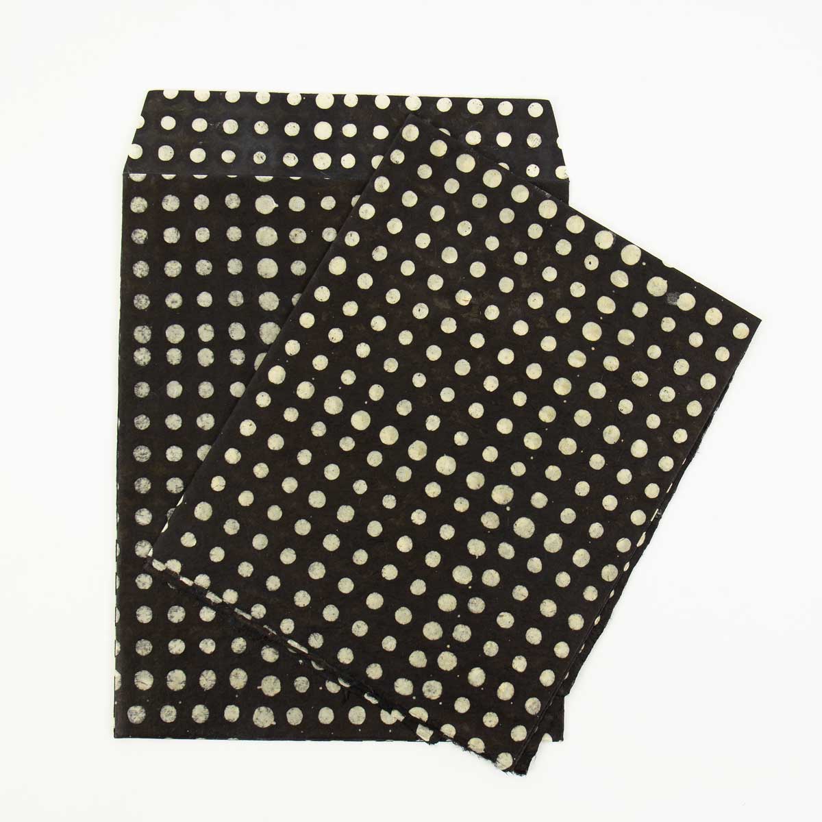 BLOT BATIK Paper sheet 50x70, black/offwhite
