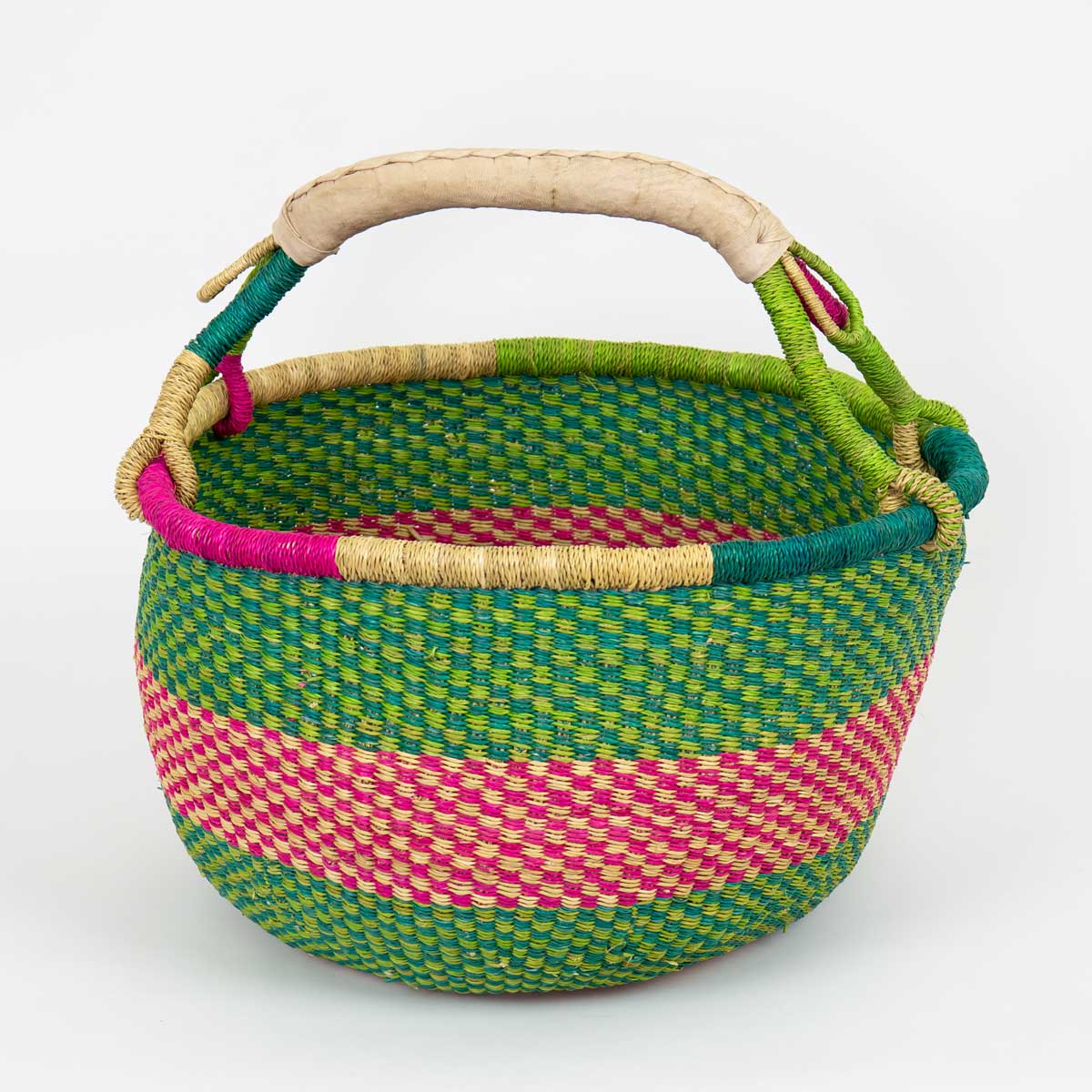 BOLGA CHESS Picnic basket, green/pink