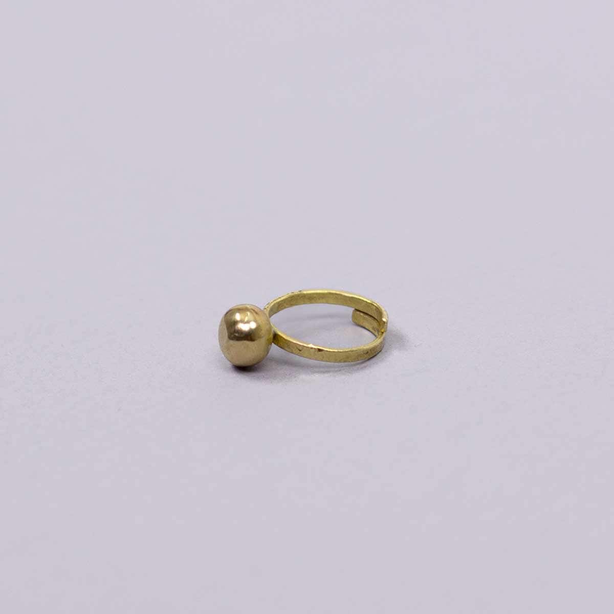 BRASS BALL Ring