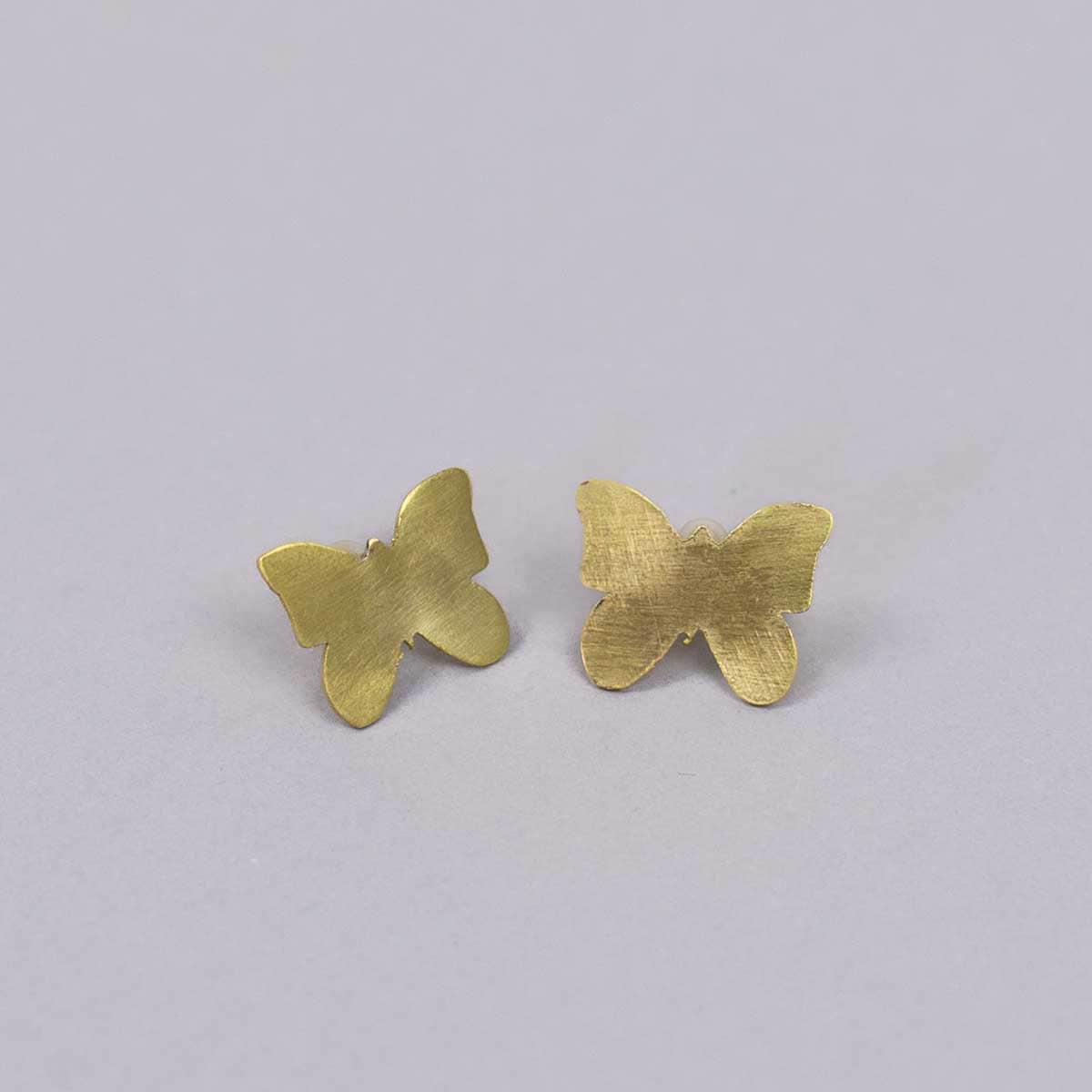 BRASS BUTTERFLY Earrings