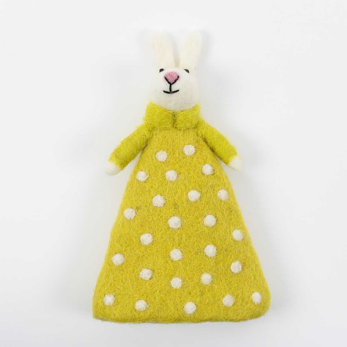 BUNNY LONG DRESS Eggwarmer, yellow