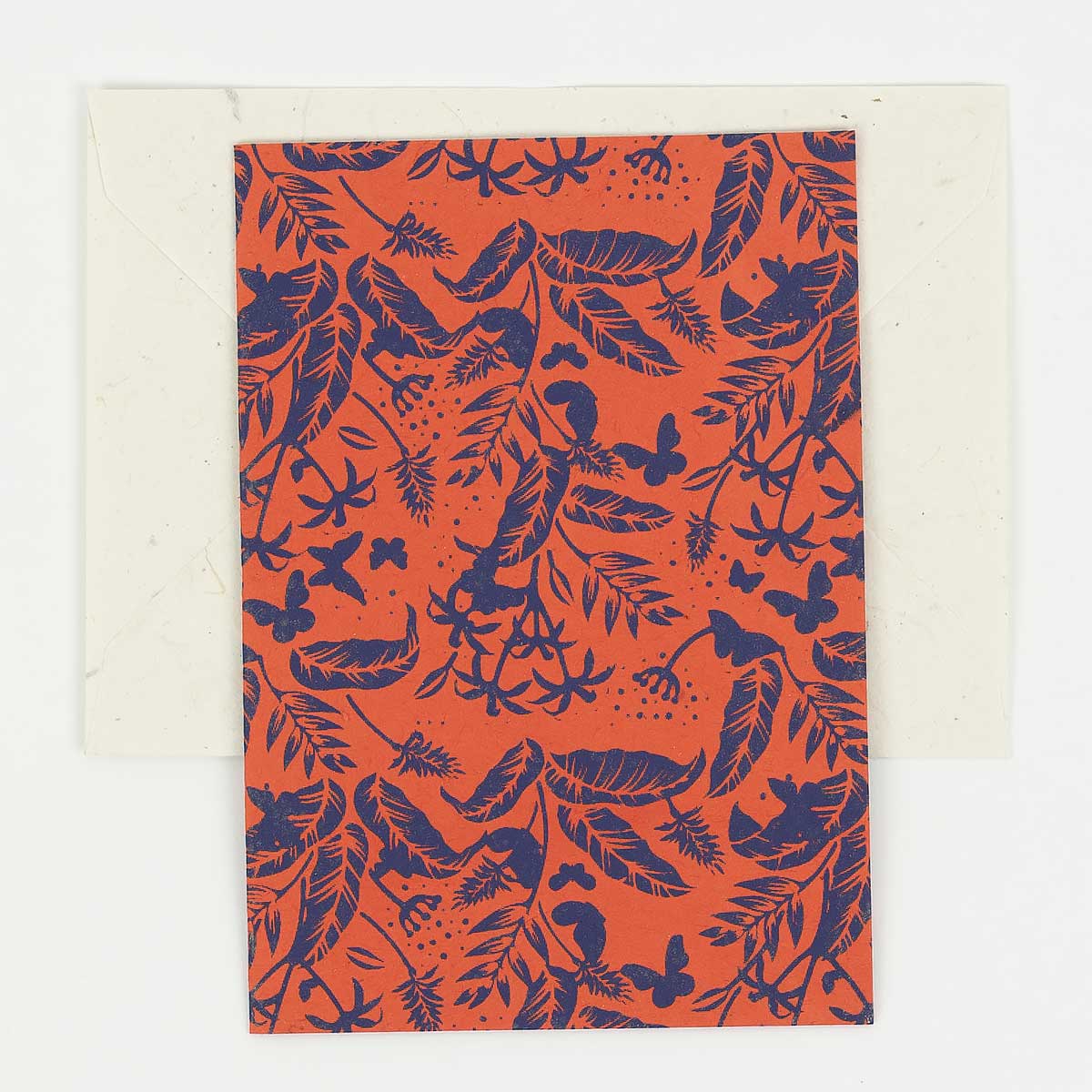 BUTTERFLY Kort, orange/lila