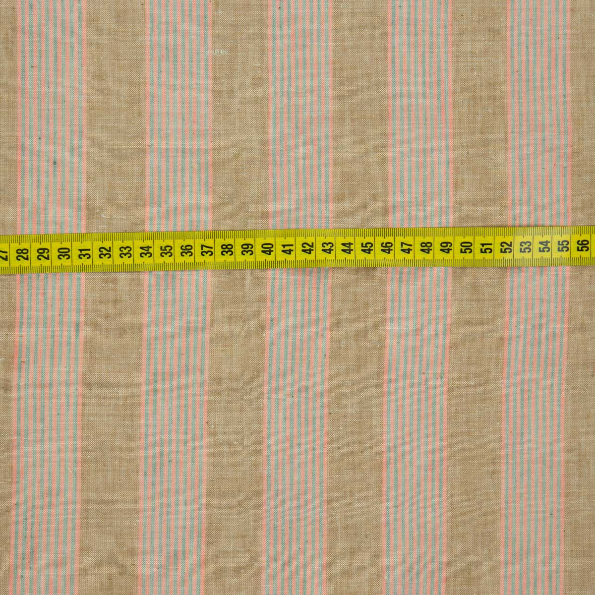 CARINA Metervara randig, rosa/beige