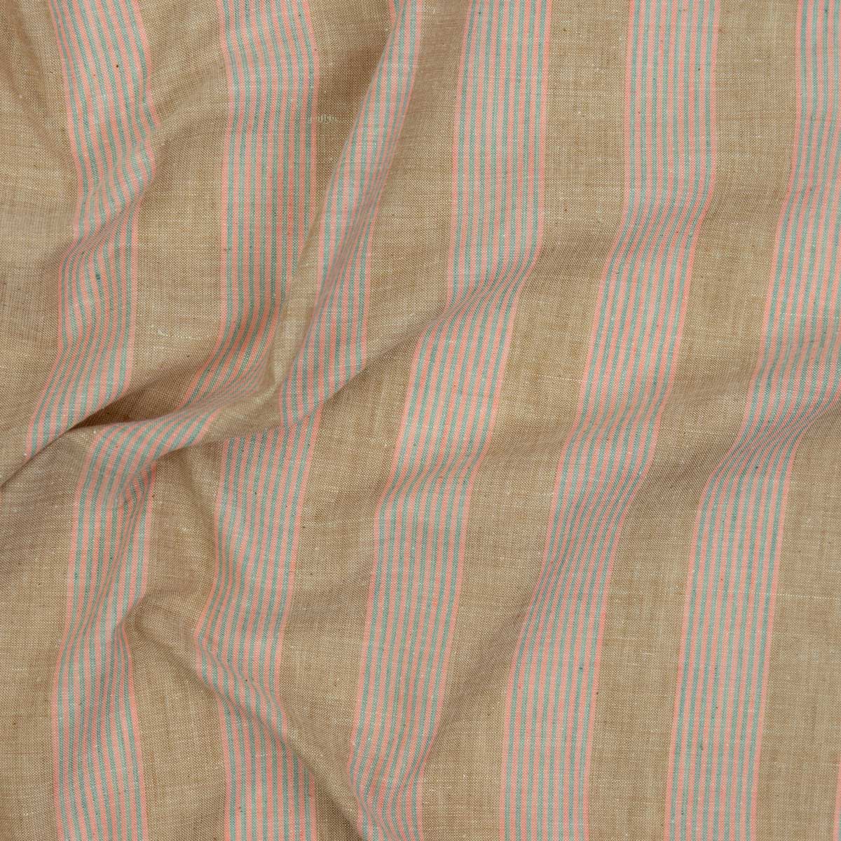 CARINA Metervara randig, rosa/beige