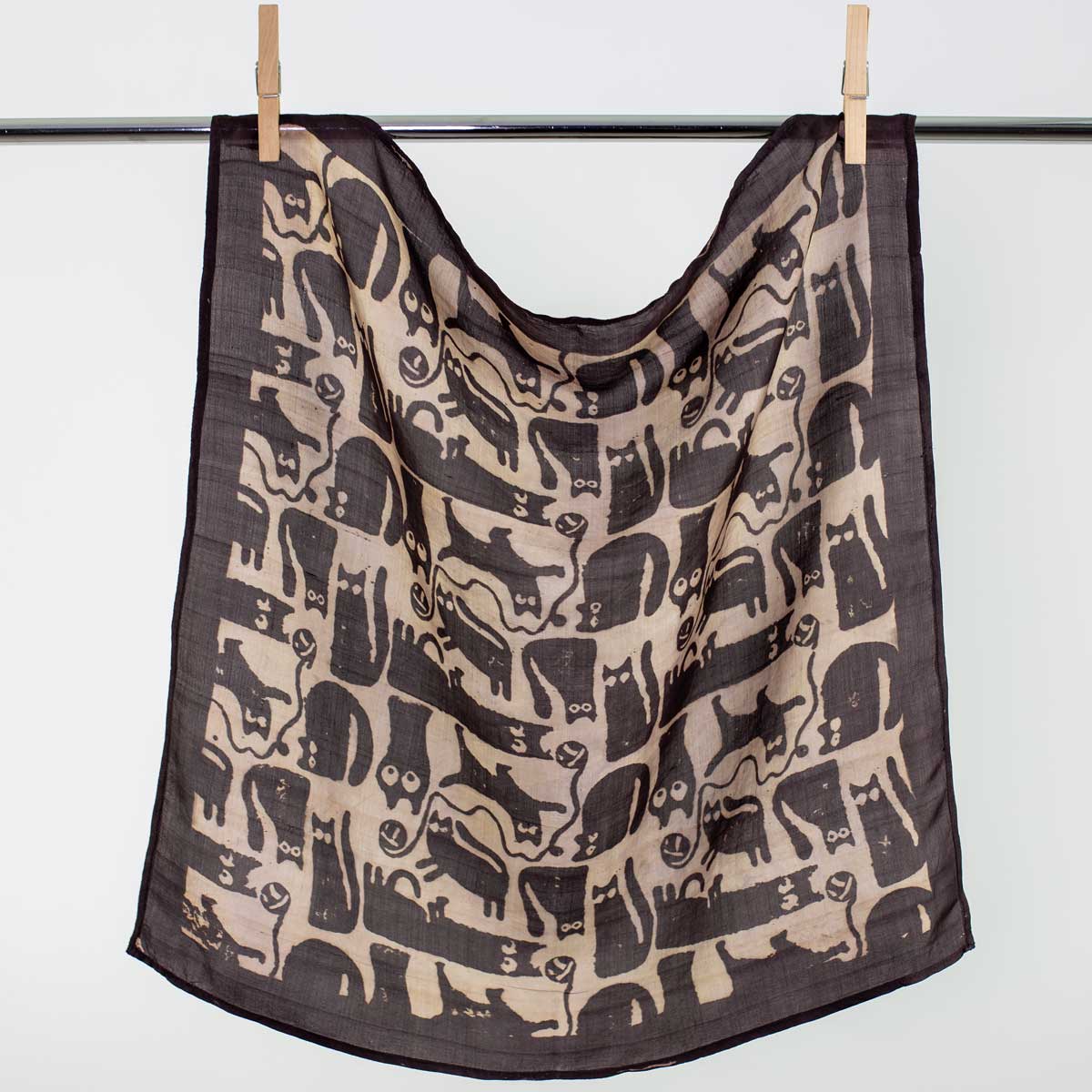 CATS Siden scarf, brun