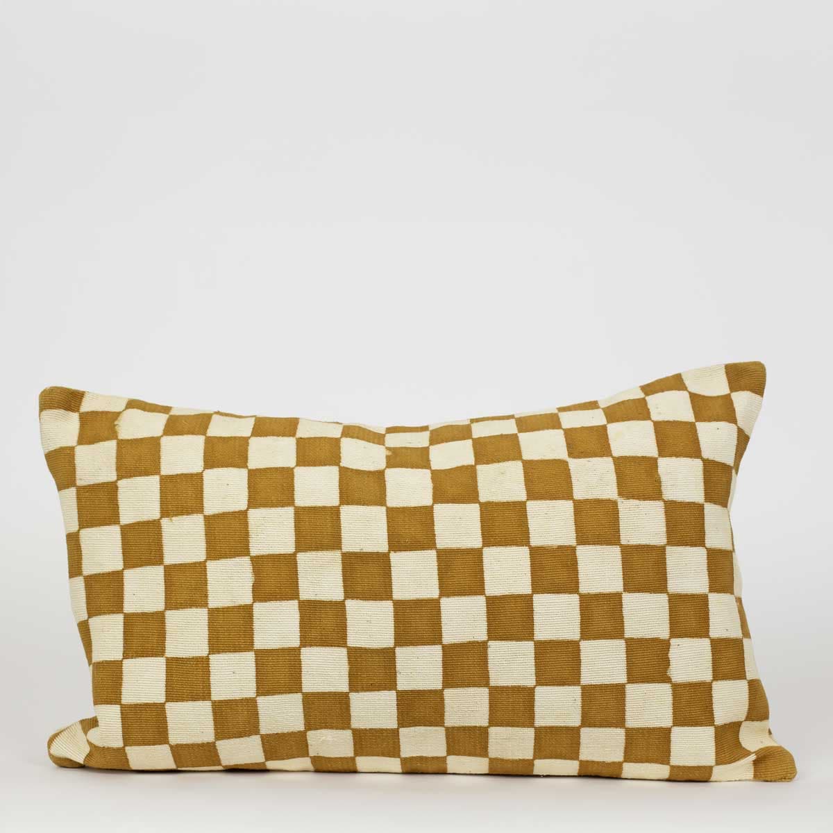 CHESS Kuddfodral 30x50, senap/vit