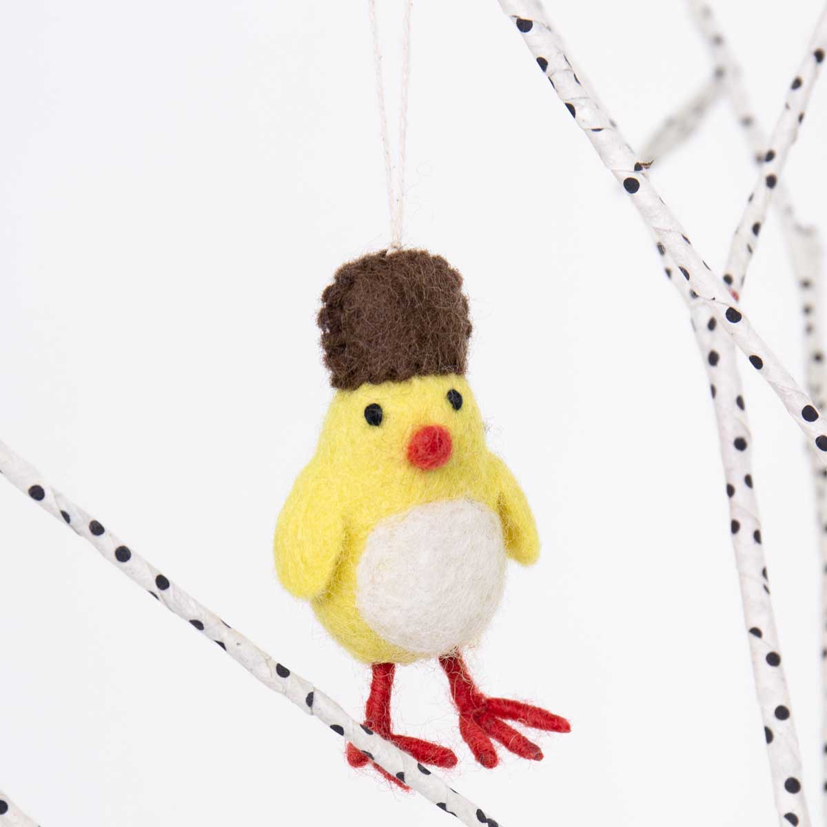 CHICKEN BROWN HAT Ornament