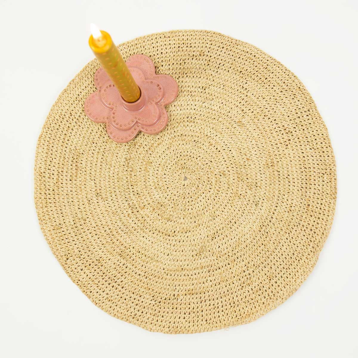 CROCHET Placemat, natural