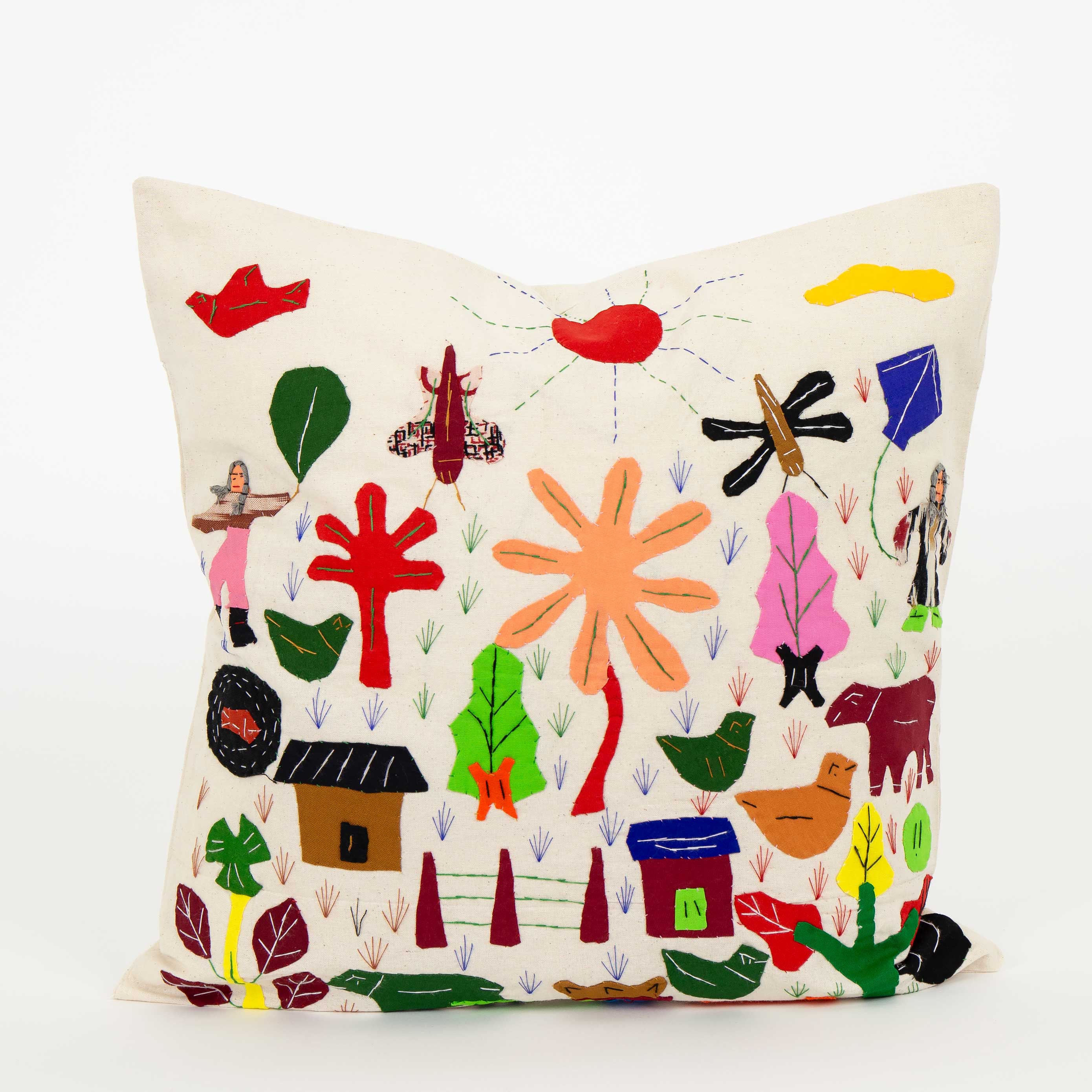 CITY Kuddfodral 40x40, vit