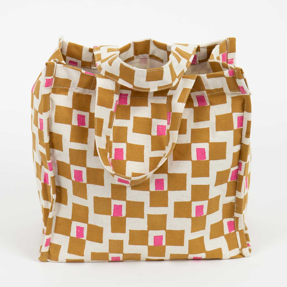 COUPLE Lunchbag, senap/cerise