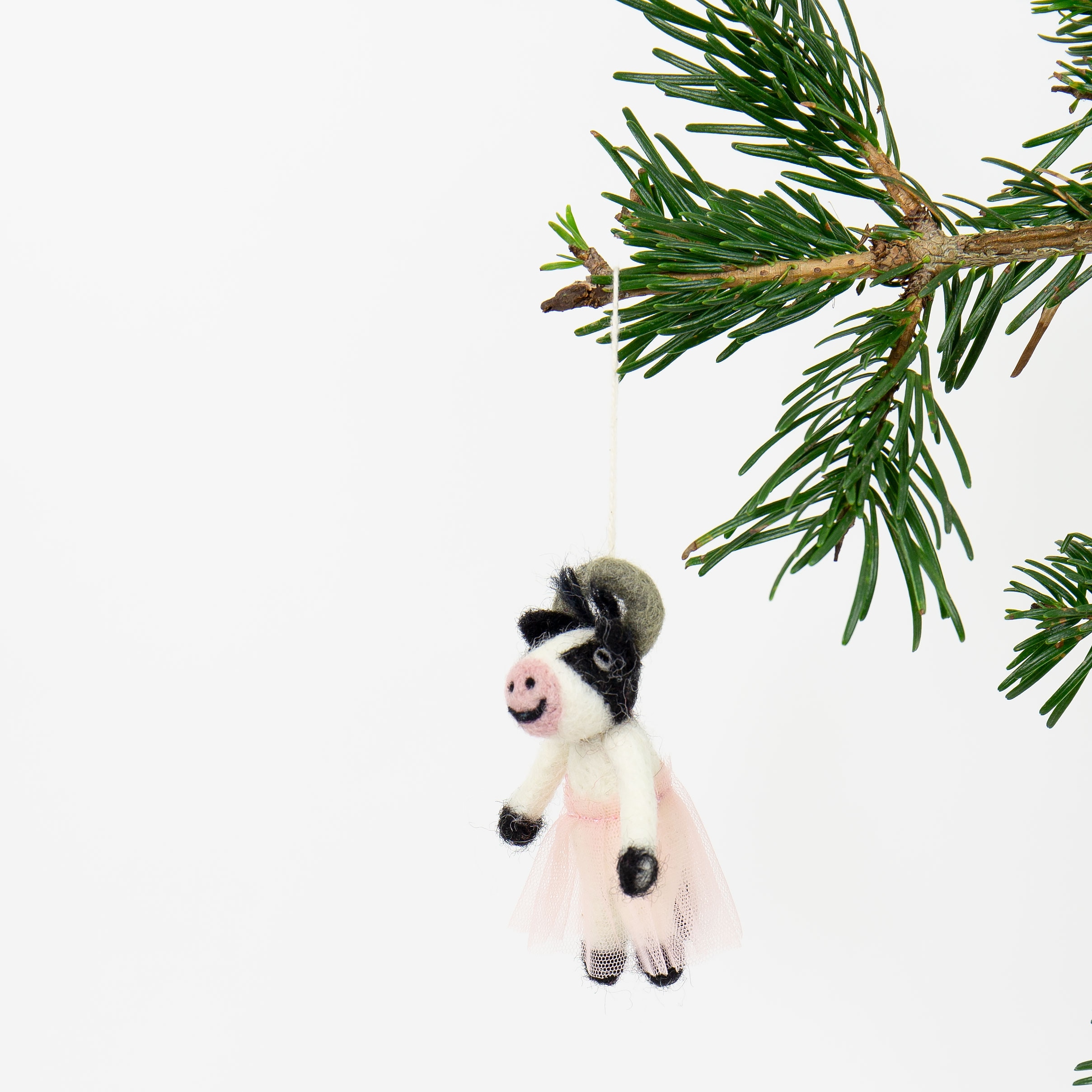 COW BALLET Christmas ornament