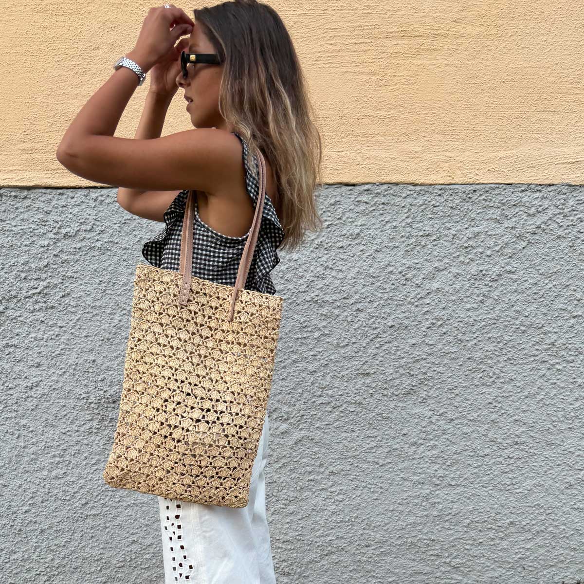 CROCHET Bag, natural