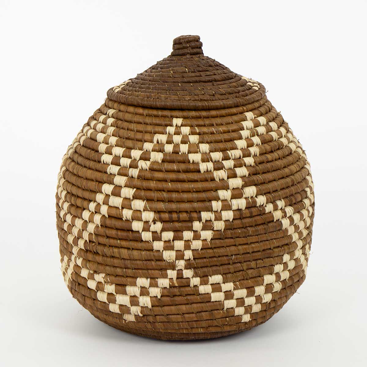 CROSS Basket with lid S, brown