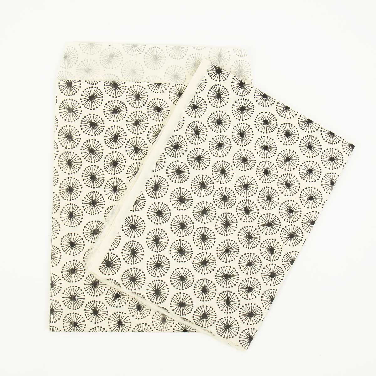 DANDELION Paper sheet 50x70, offwhite/black