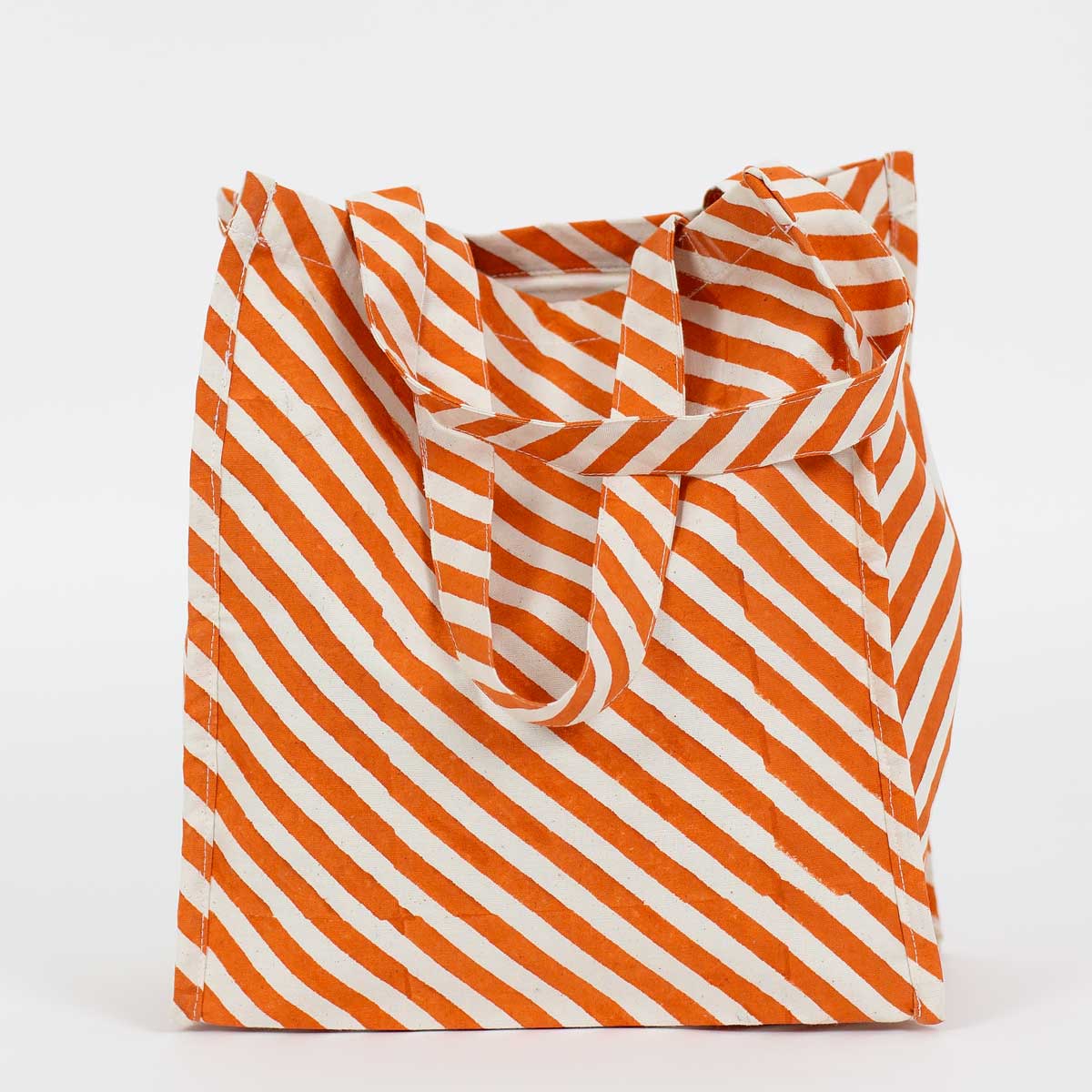 DIAGONAL Bag, orange/white
