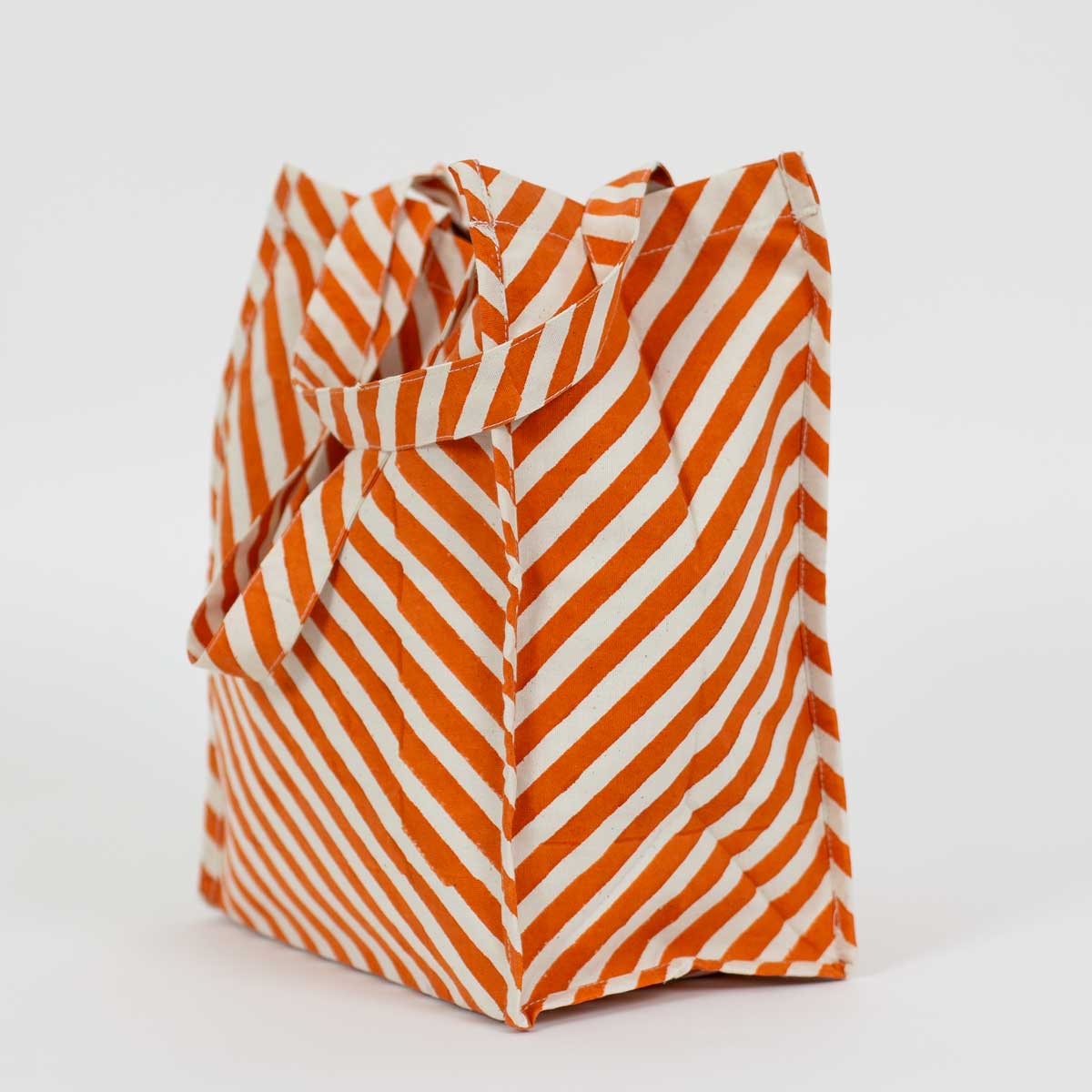 DIAGONAL Väska, orange/vit