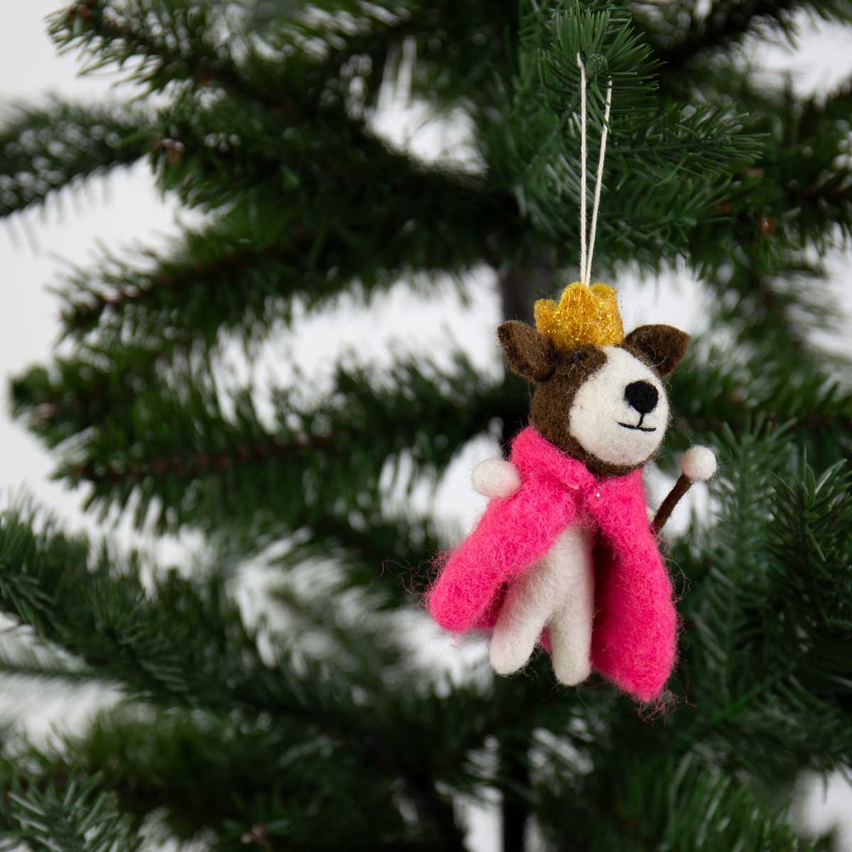 DOG THE KING Christmas ornament