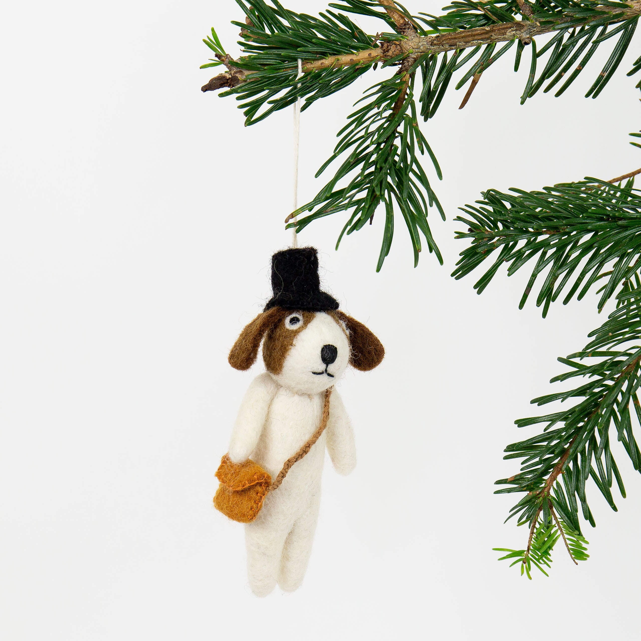 DOG WITH BAG Ornament