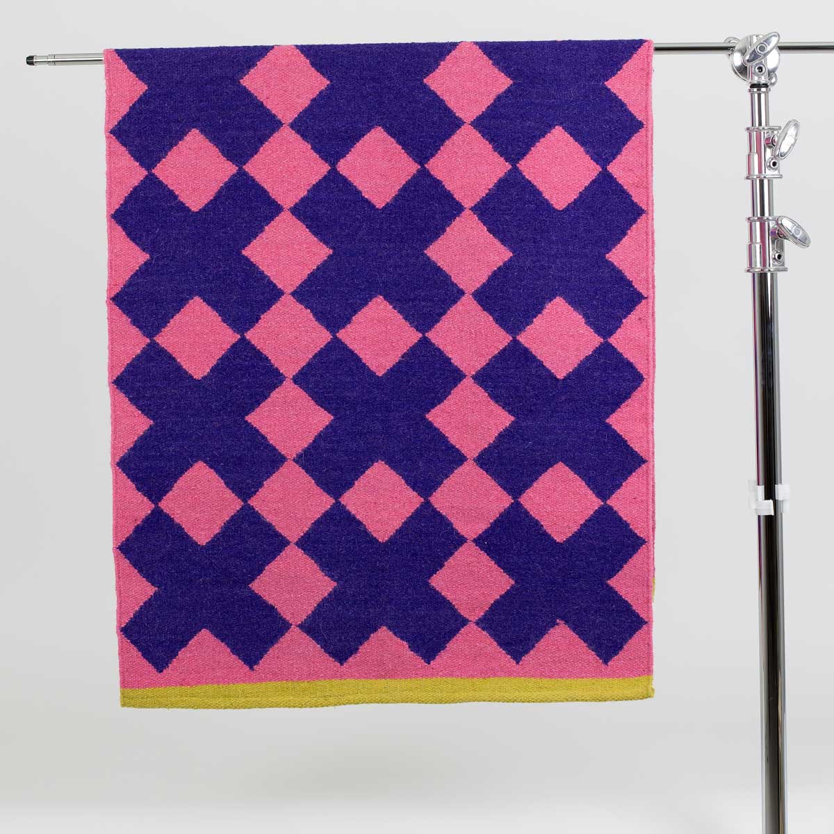 Ullmatta 70x165 cm - rosa och lila