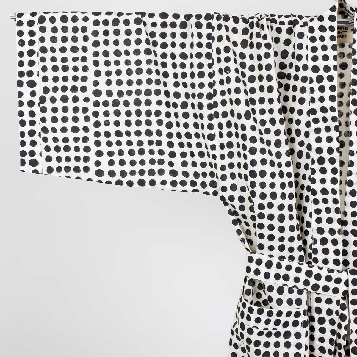 DOTS Kimono one size, svart/vit