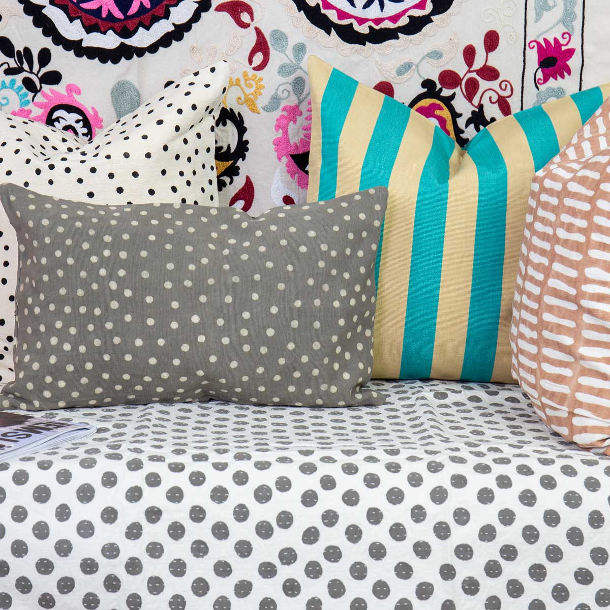 DOT Cushion cover 30x50, grey