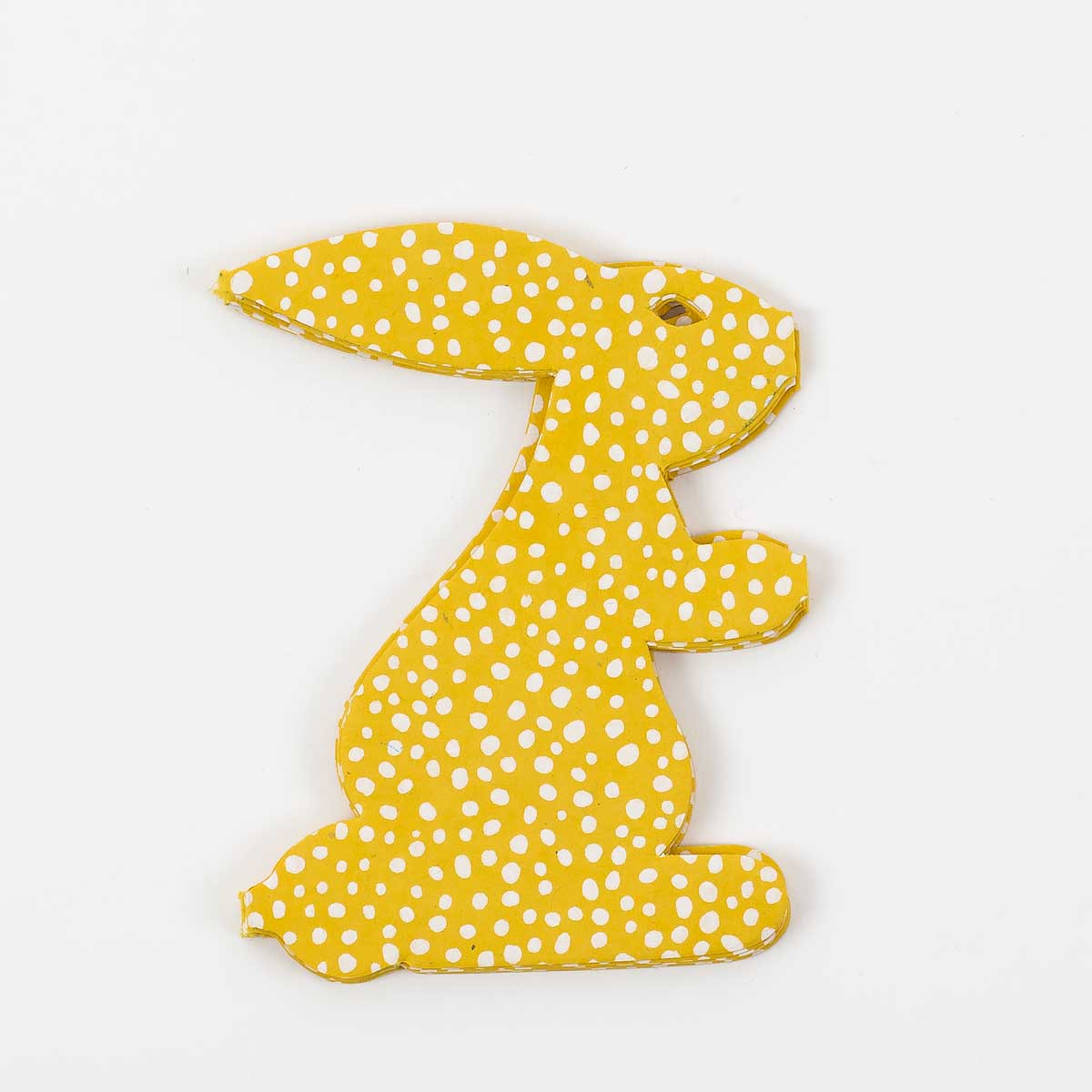 EASTER BUNNY Decoration, yellow
