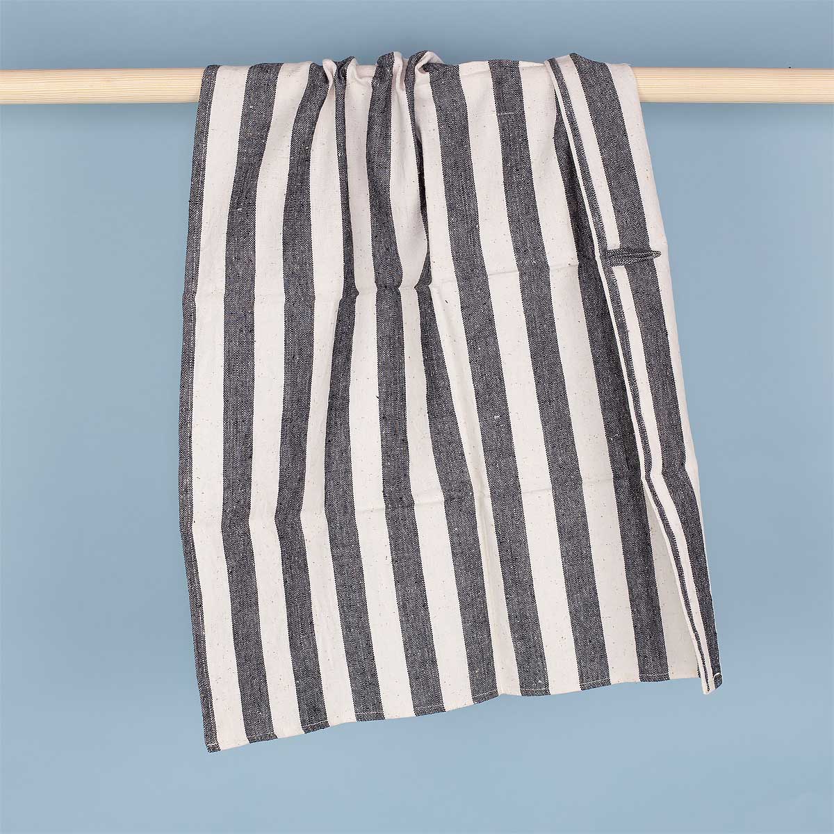 ECO BASE Towel, offwhite/black